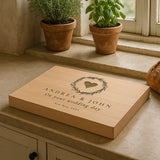 Personalised Beech Chopping Block