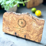 Personalised Rustic Wedding Cheeseboard Gift