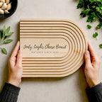 Personalised Maple Cheese Board