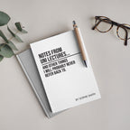 Funny Personalised "Notes From Uni Lectures..." Notebook