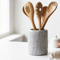 Solid Marble Utensil Holder