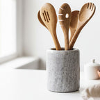 Solid Marble Utensil Holder