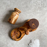 Olive Wood Salt & Pepper 3 Piece Shaker Set