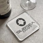 Your Own Logo Branded Acrylic Drinks Coaster