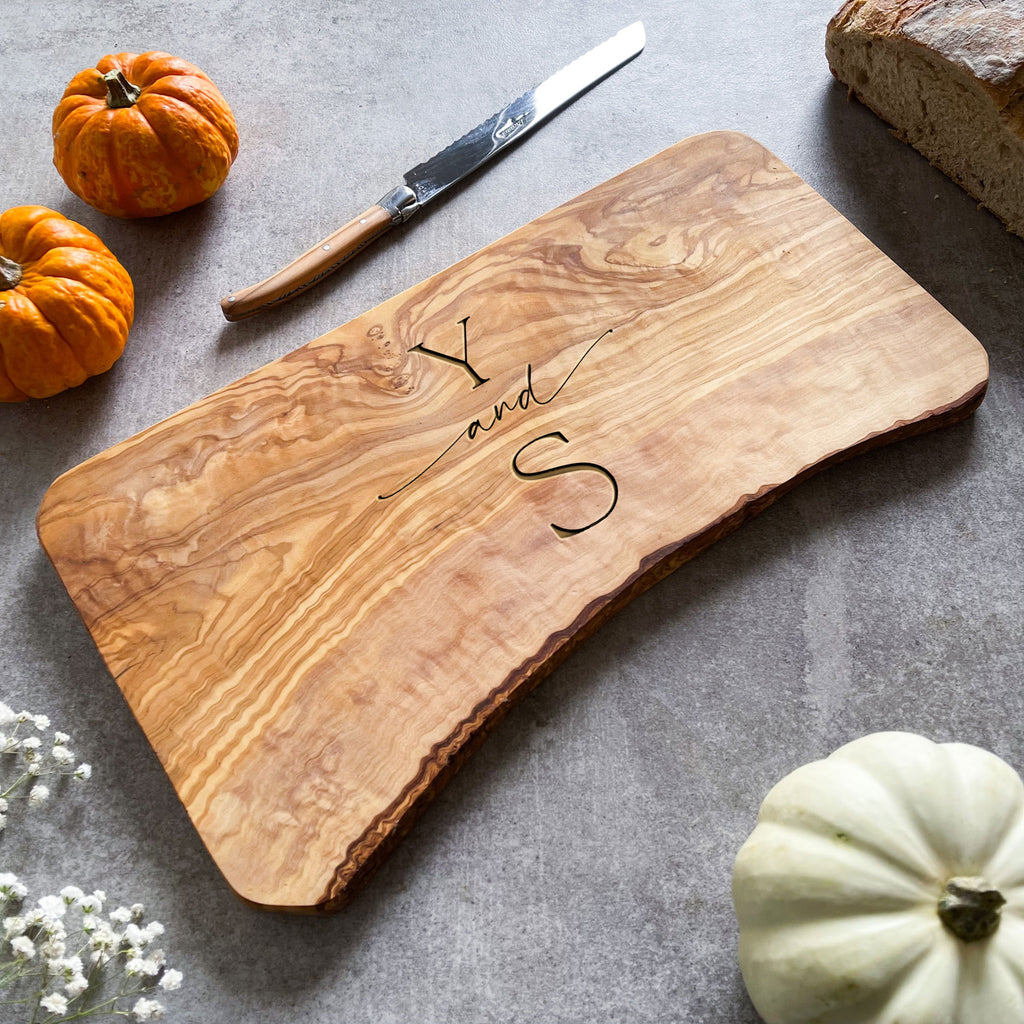 Personalised Live Edge Custom Cheeseboard