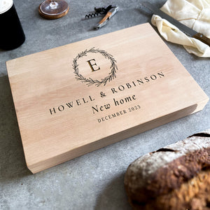 Personalised Beech Chopping Block