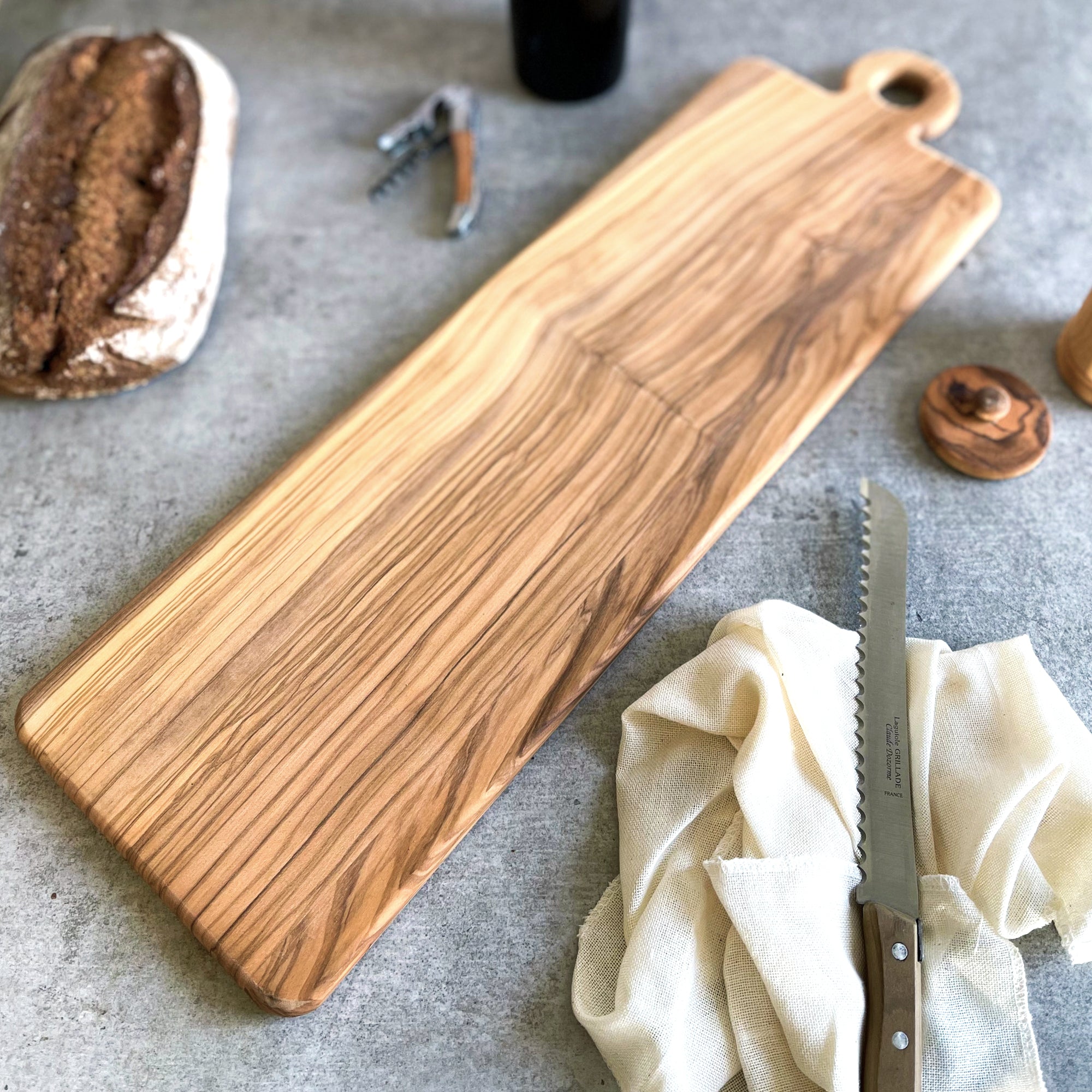 Large 61cm Italian Olive Wood Charcuterie Board