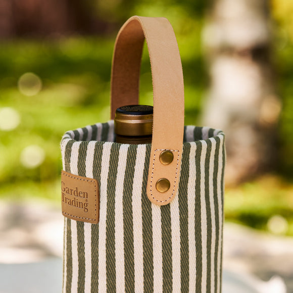 Kimmeridge Bottle Bag Moss Green - GardenTrading