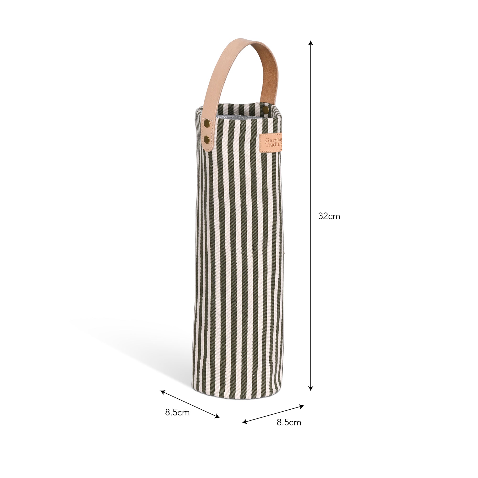 Kimmeridge Bottle Bag Moss Green - GardenTrading