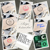 Personalised Bread Bin/Cake Tin with Wooden Lid