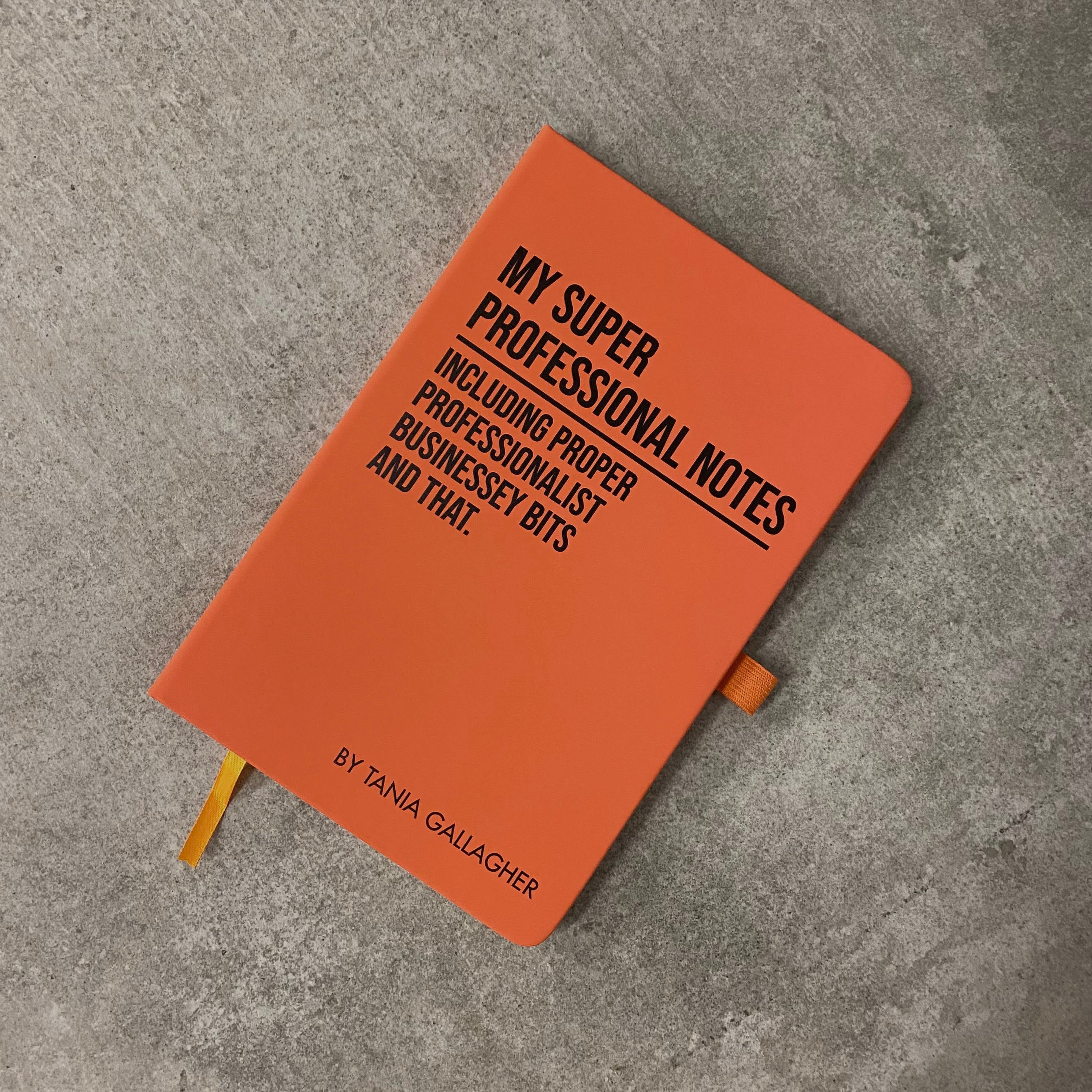 Funny Personalised "My Super Professional Notes..." Notebook