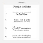 Personalised Heavy Pencil Sketch Venue Print