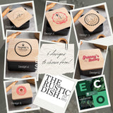 Personalised Cake Tin with Wooden Lid