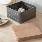 Personalised Cake Tin with Wooden Lid