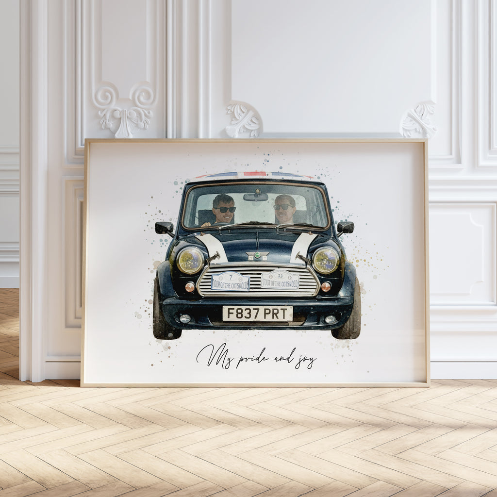 Personalised Car Watercolour Art Print