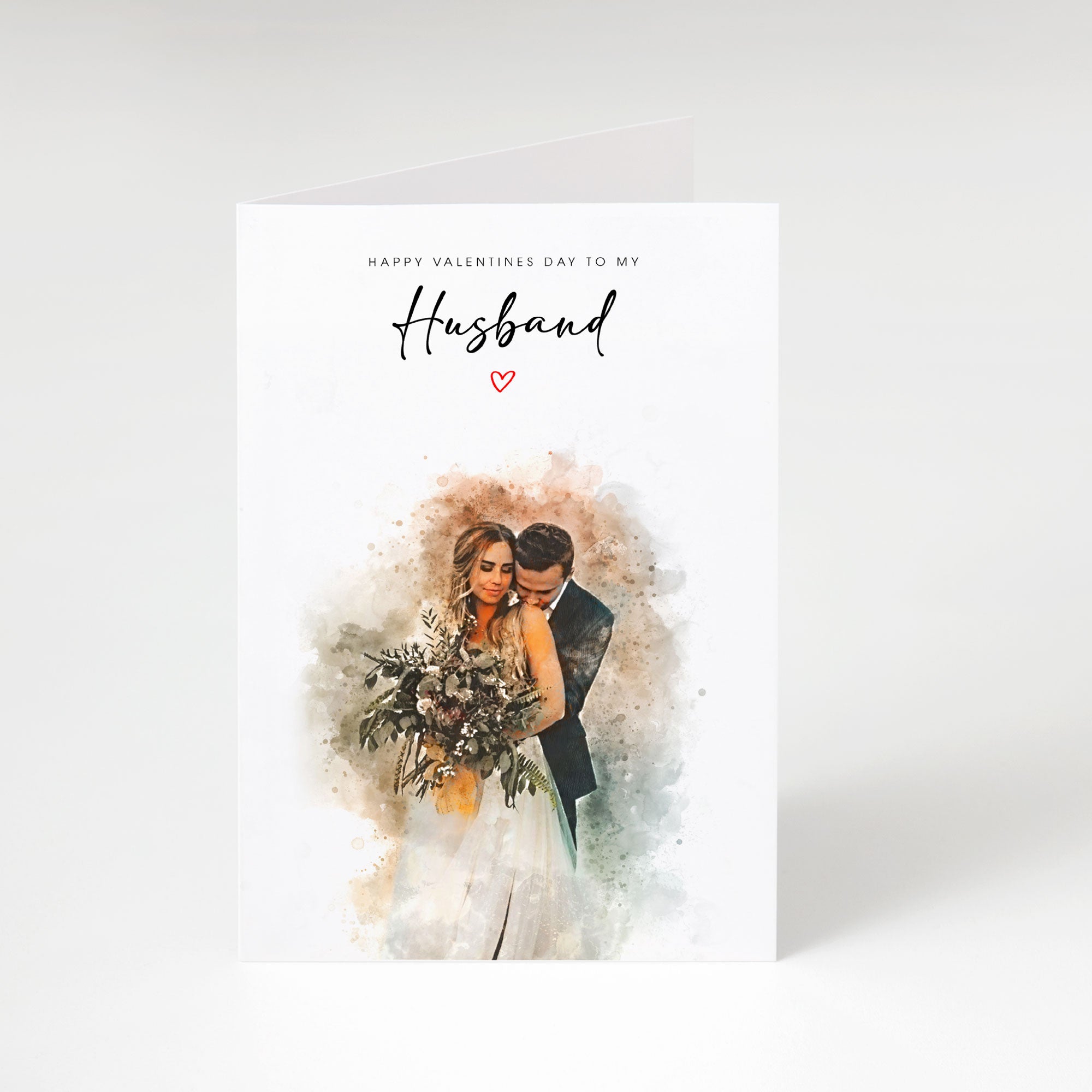 Personalised Watercolour Anniversary Card