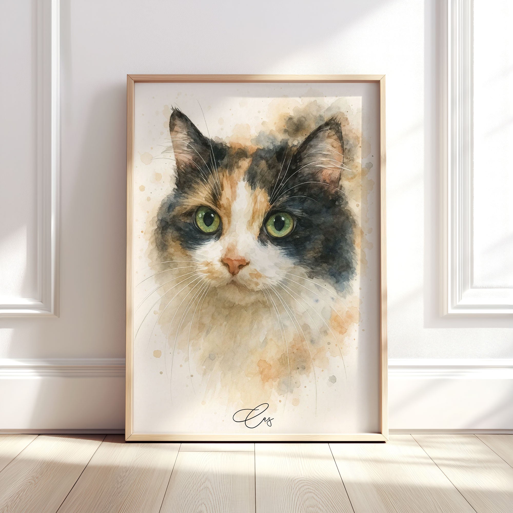 Personalised Watercolour Style Dog, Horse and Pet Portrait