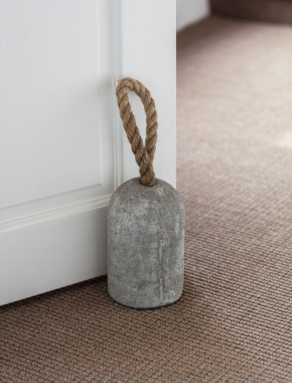 Industrial Cement Doorstop - Grey