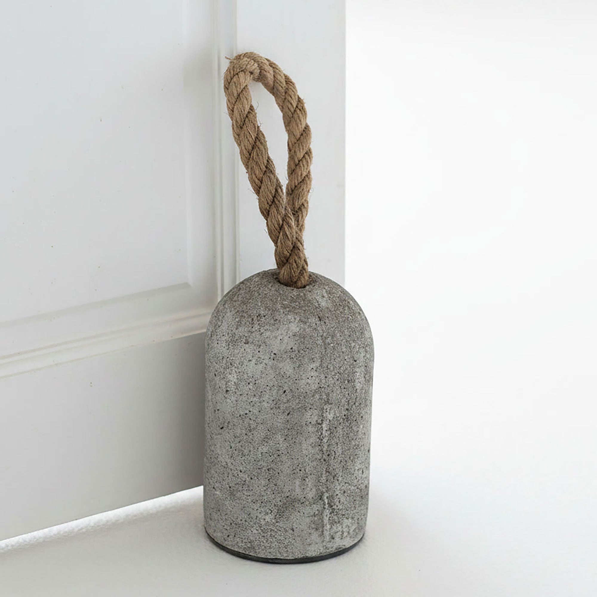 Industrial Cement Doorstop - Grey