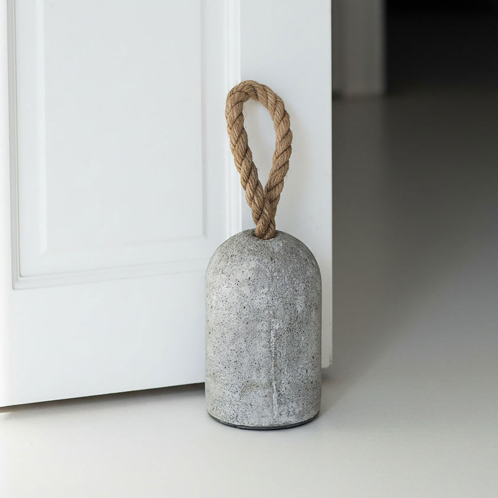 Industrial Cement Doorstop - Grey