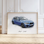 Personalised Car Watercolour Art Print