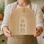 Personalised Maple Anniversary Charcuterie Board