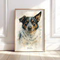 Personalised Watercolour Style Dog, Horse and Pet Portrait