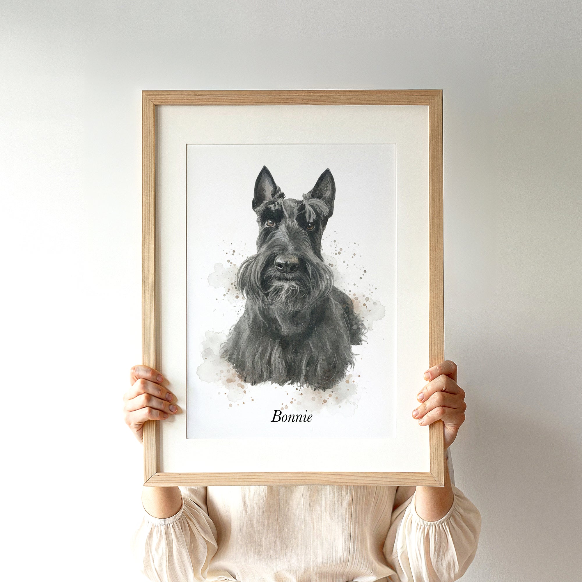 Personalised Watercolour Horse, Dog or any Pet Portrait Print
