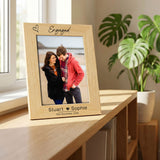 Personalised Keepsake Engagement Gift Photo Frame