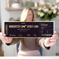 Personalised Oversized Travel Boarding Pass Gift