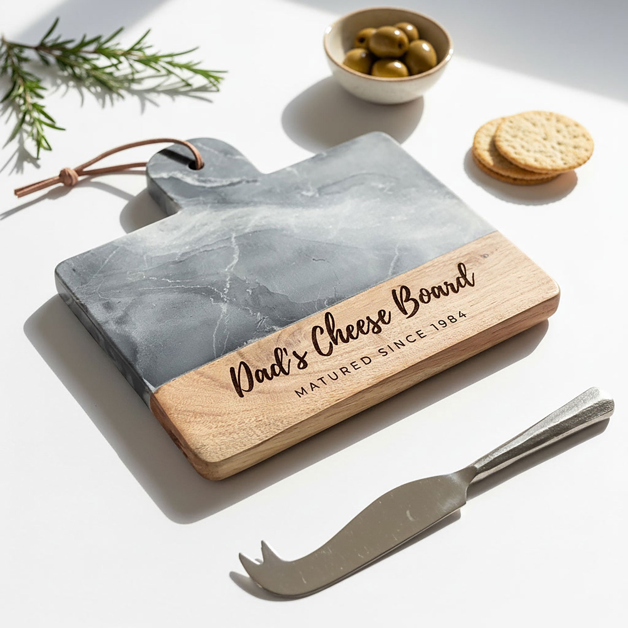Personalised Marble Cheese Board