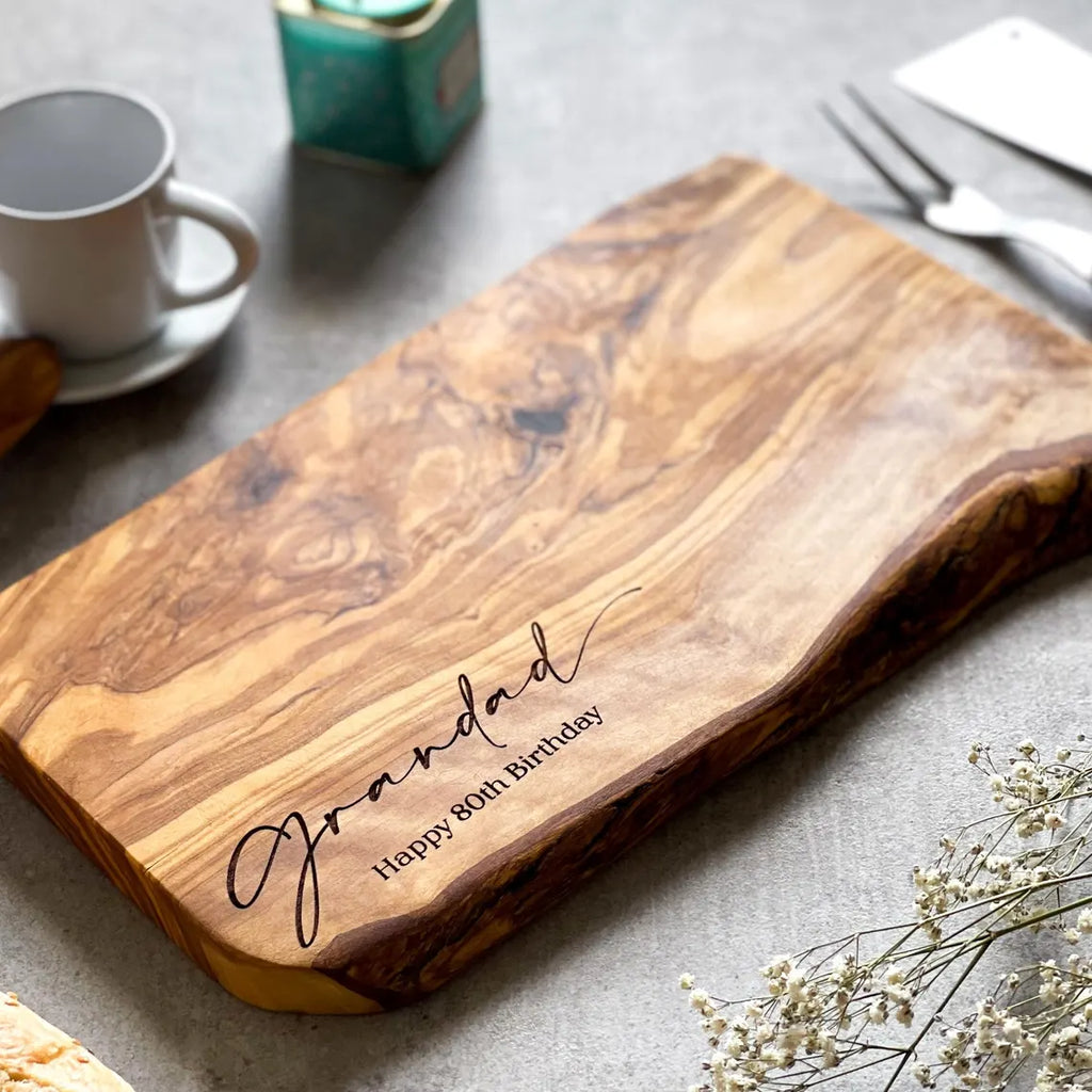 Personalised Birthday Cheese & Chopping Board Gift