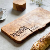 Personalised Rustic Cheeseboard Wedding Gift