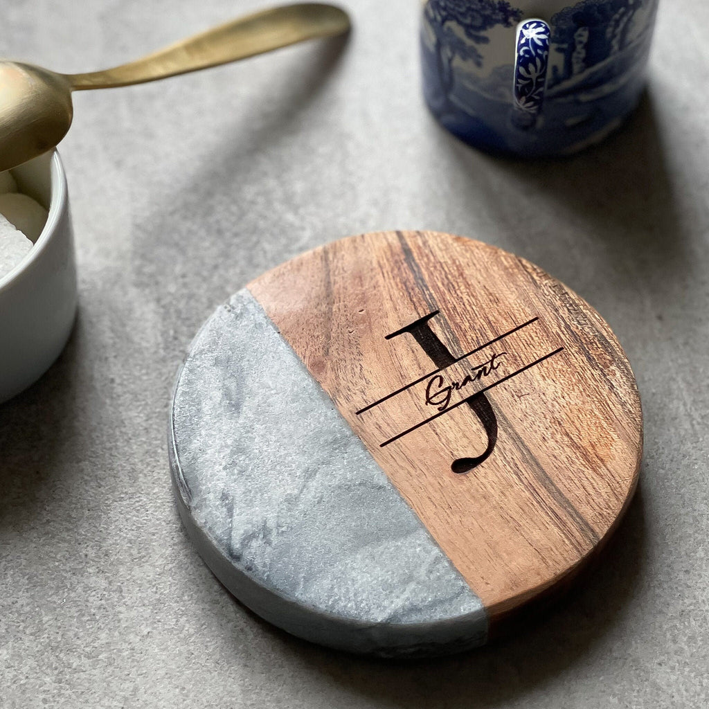 Personalised Monogram Coaster