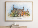 Personalised Watercolour House Print