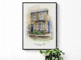 Personalised Watercolour House Print