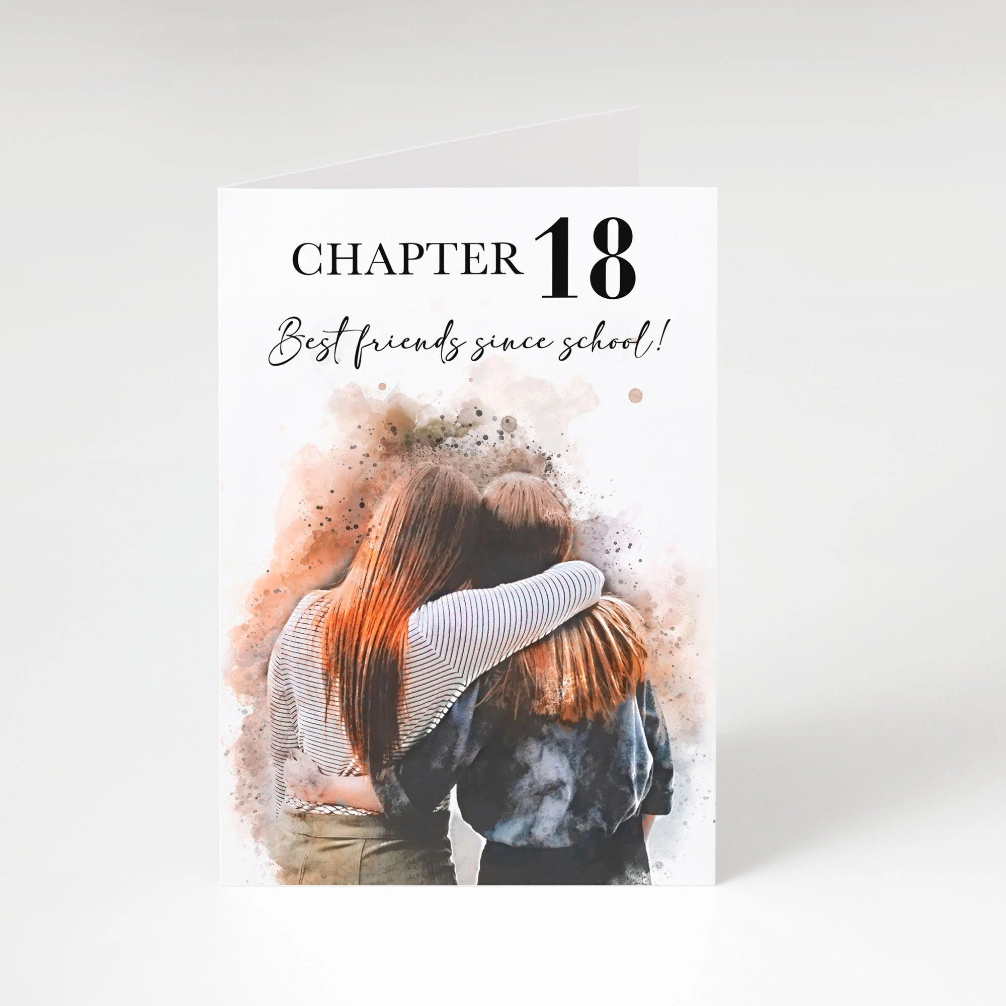 Personalised Watercolour Birthday Card