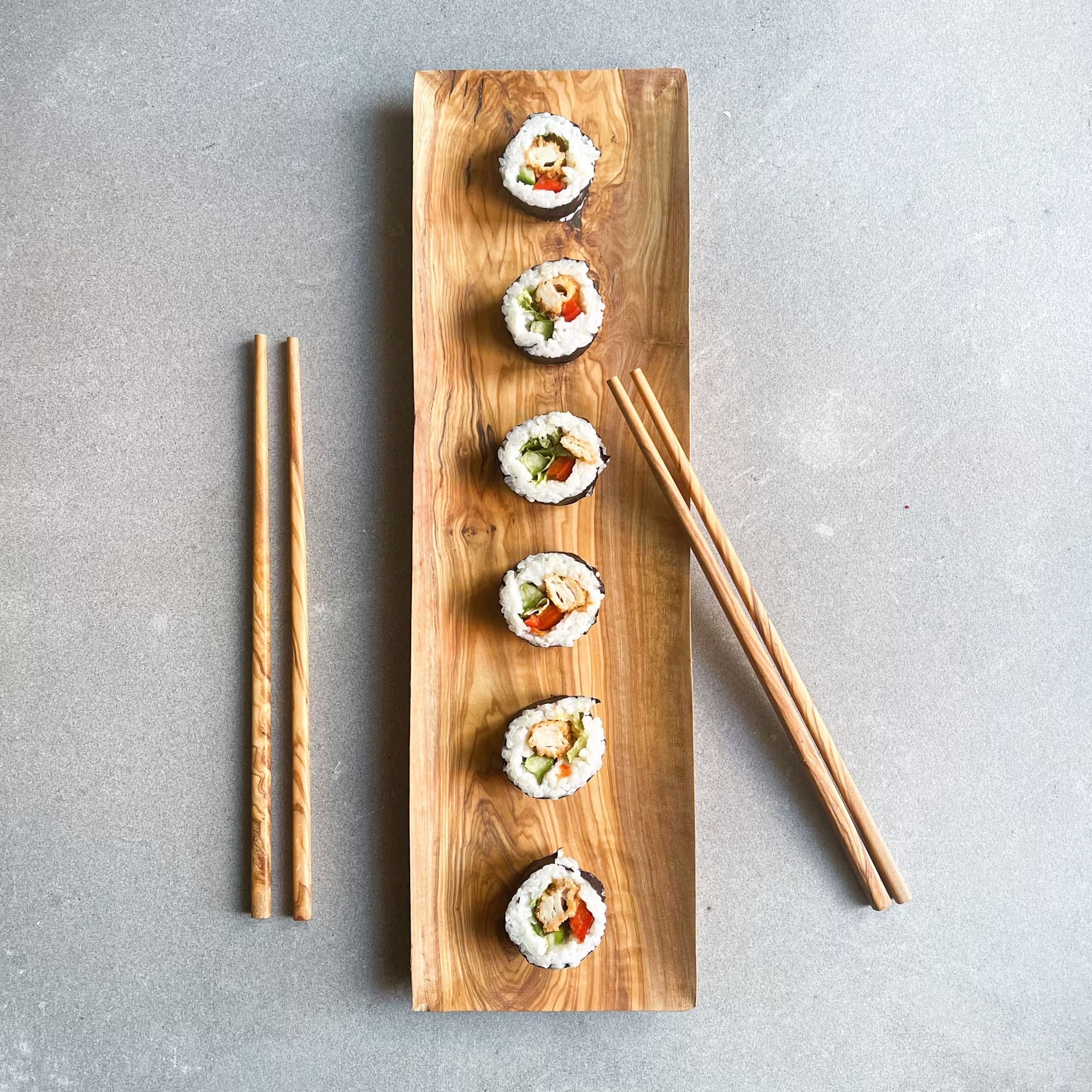 Olive Wood Sushi Set