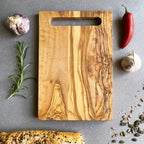 Mediterranean Italian Olive Wood Cheese, Cutting, Serving Board