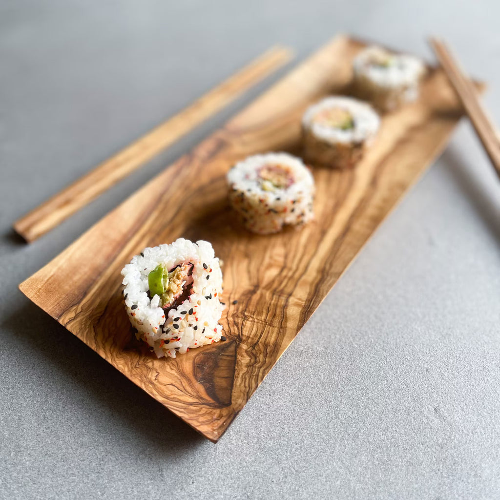 Olive Wood Sushi Set
