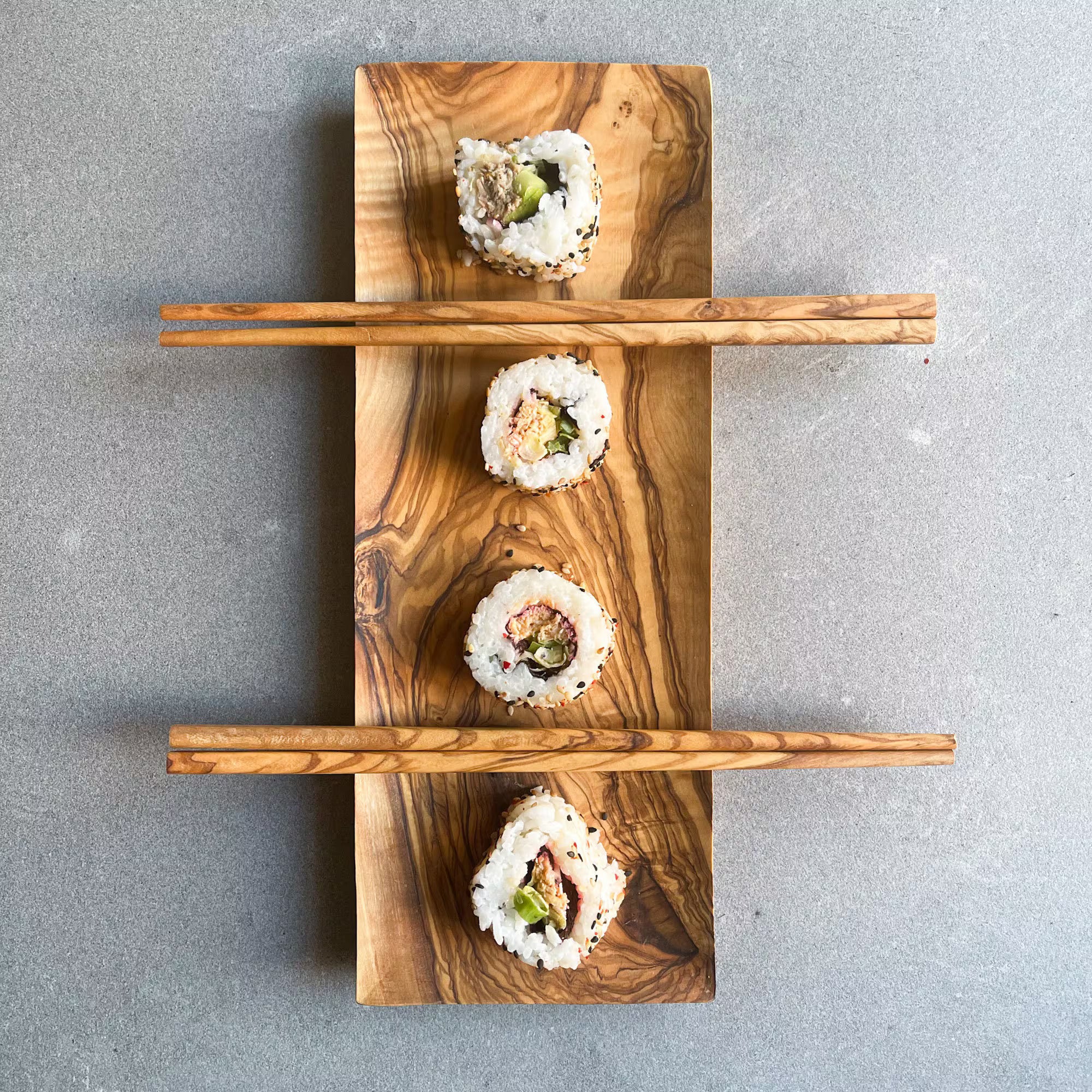 Olive Wood Sushi Set