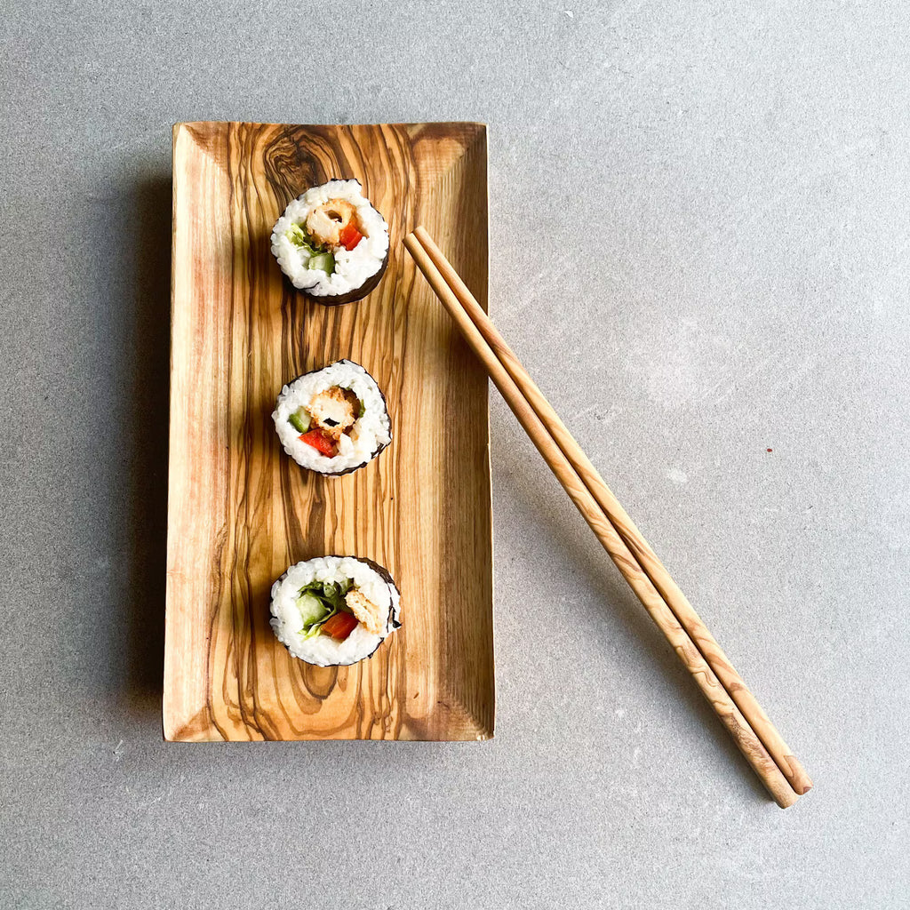 Olive Wood Sushi Set