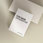 Funny Personalised "I'm Not Arguing" Notebook
