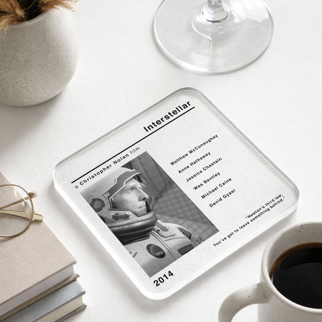 Interstellar Movie Coffee Coaster