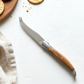 Traditional Olive Wood Handle Cheese Knife
