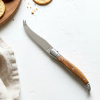 Traditional Olive Wood Handle Cheese Knife