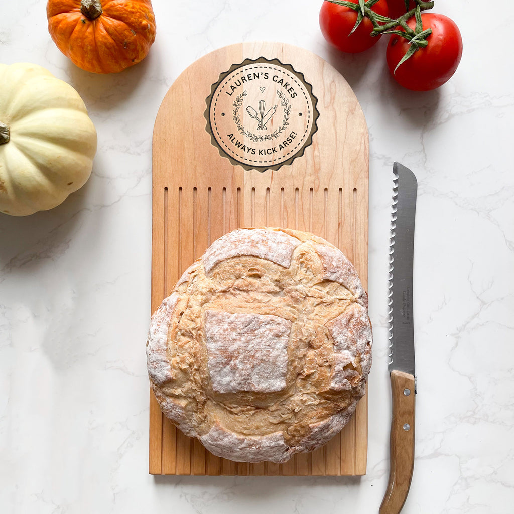 Personalised Maple Wood Bread Board