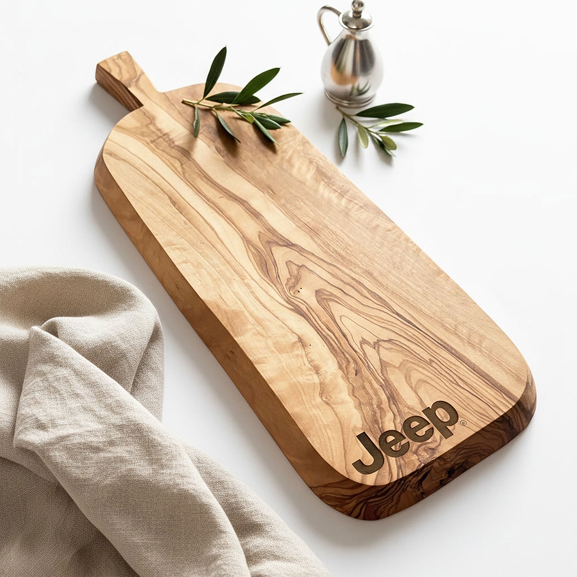 Your Own Logo Engraved Olive Wood Chopping/Cheese Board