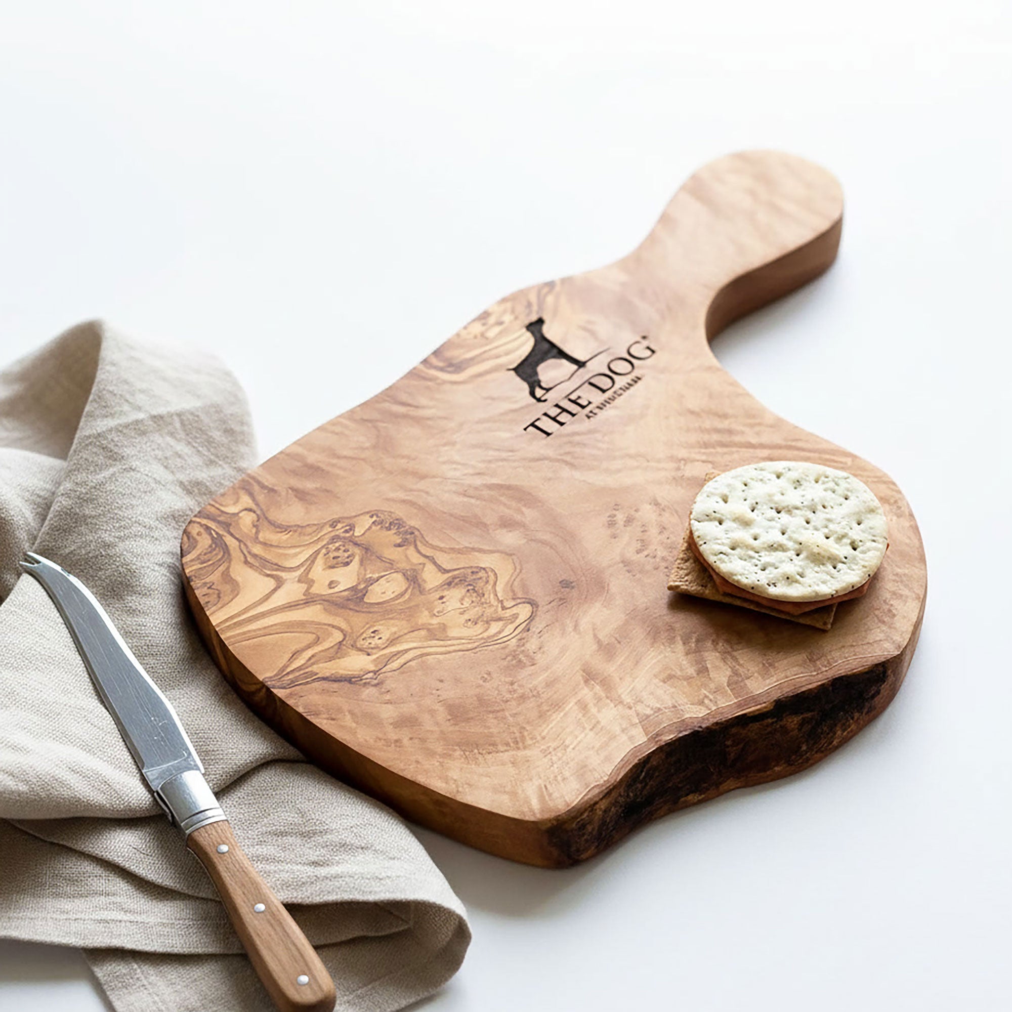 Your Own Logo Engraved Olive Wood Chopping/Cheese Board