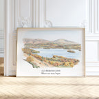 Personalised Landscape and Gardens Watercolour Art Print